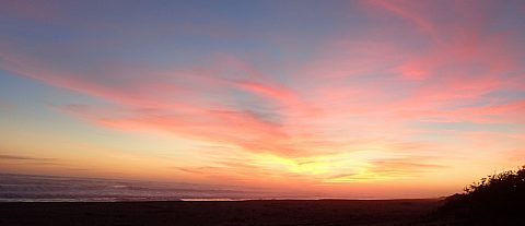 020_Sunset at Oranjemund Beach